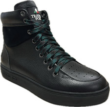 Travel Fox Men's 900's Black Leather/Suede High Top Casual Shoes 915620-101