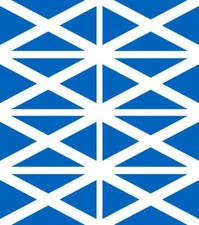 8 x Scottish Flag Sticker