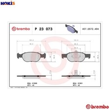 BRAKE PAD SET DISC BRAKE P 23