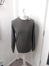 N.Peal Oxford round neck olive