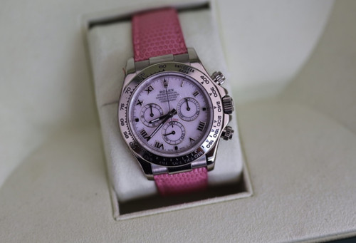 Rolex daytona beach pink - beach, dial