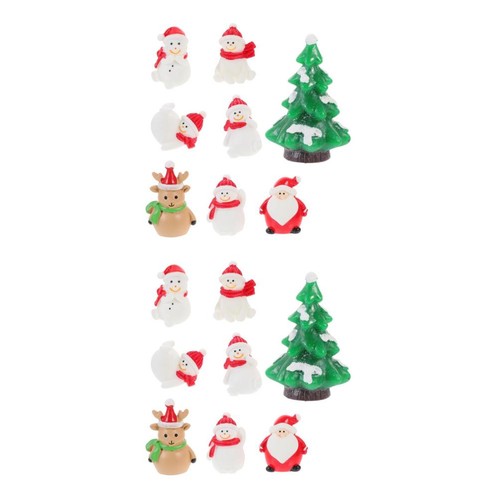 16pcs christmas miniature - 16pcs,
