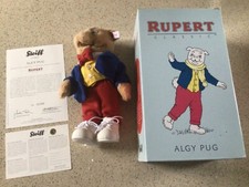 STEIFF Algy Pug from Rupert’s Nutwood Collection 653582 Retired Ltd Edition