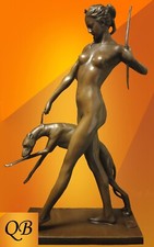 Art deco bronze figurines - art,