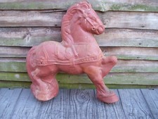Vintage MOBO Childrens Toy Push Horse 1950's Pressed Steel For Restoration