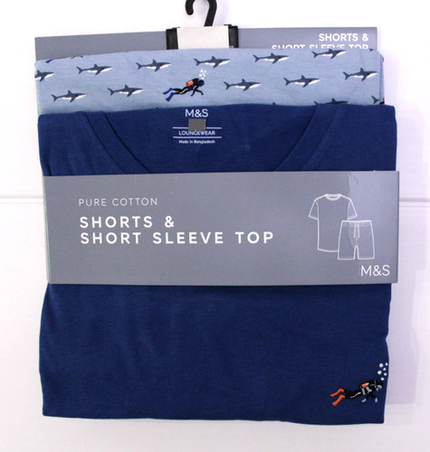 Mens pure cotton shortie - &,