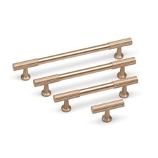 Champagne Gold Reeded Cabinet