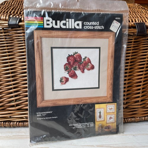 Bucilla strawberries counted - bucilla,
