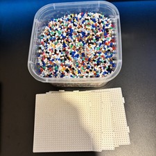 1kg 17000+ Mixed Hama Beads Bundle with 4 Peg Boards Fuse Bead Set artkal perler