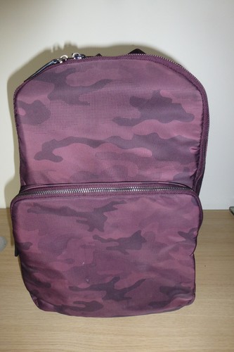 Zara man purple camo rucksack - camo,