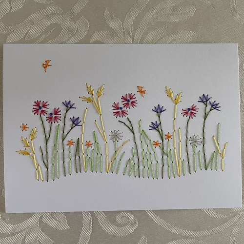 Card flowers birthday mothers - card,