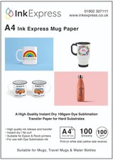100gsm A4 Dye Sublimation