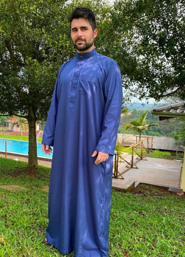 Navy jubbah thobe muslim arab - navy,