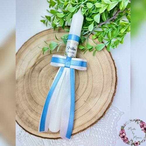 Baptism candle christening - baptism, candle/