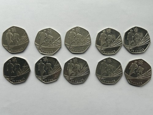 Triathlon 50p olympics - x,