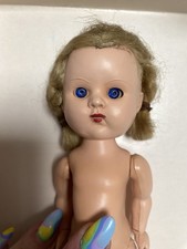 1950’s British Hard Plastic Sarold doll blonde - Miss Rosebud size