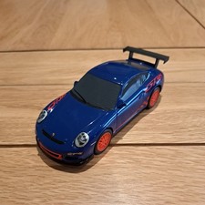 Scalextric Porsche 997 GT3RS Blue/Orange Drift - Excellent