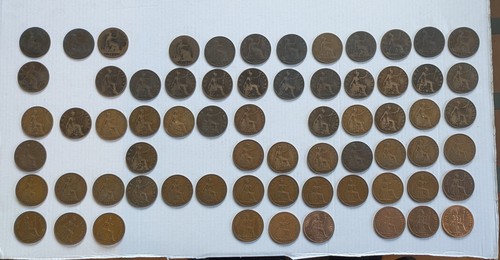 Pennies from 1860 to - 67,