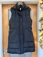 Ladies Hooded Knee Length Gilet - Small