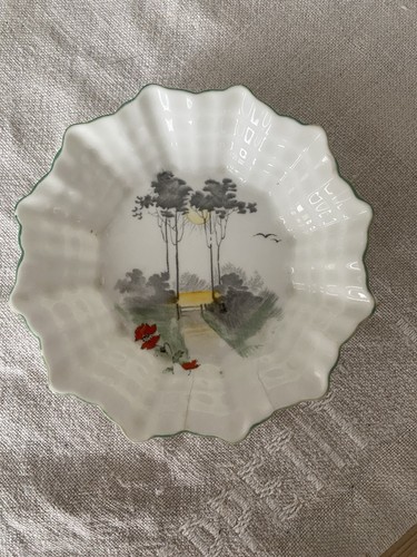 Antique shelley trinket pin - antique,