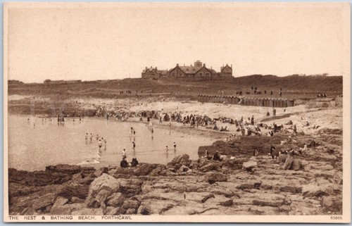 Porthcawl vintage postcard - porthcawl,