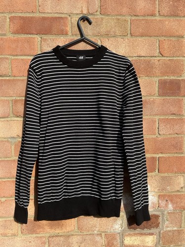 Black white striped - h&m,