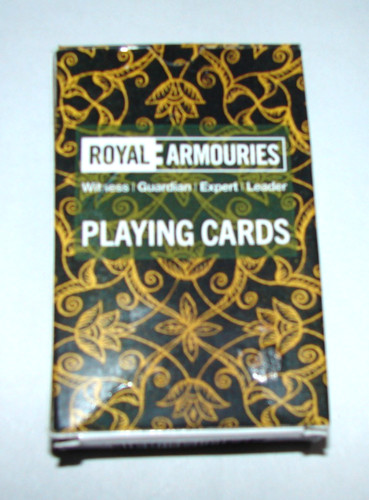Royal armouries playing cards - royal,