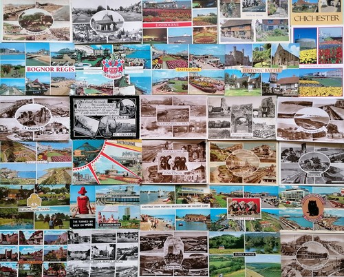 Topographical postcards - topographical,