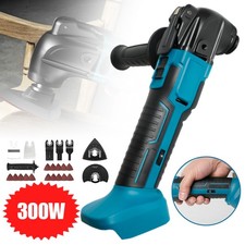 Cordless Electric Oscillating Multi Saw Tool Sanding w/15x Sanding Papers Tools