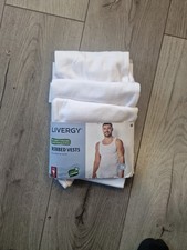 Livergy Ribbed Vests Size M