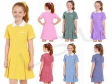 School Girls Gingham Dress