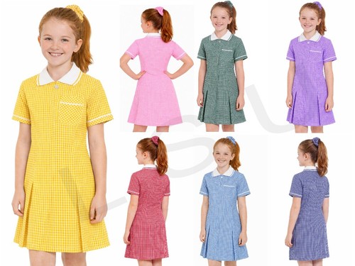 School girls gingham - school,