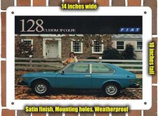 Metal Sign - 1977 Fiat 128