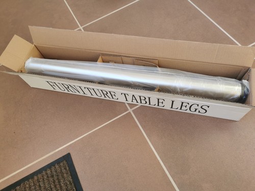 Chrome breakfast bar leg 710mm - chrome,