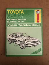 Haynes Toyota Celica 1982 - 1985 ALL MODELS  Manual Good Condition 1135