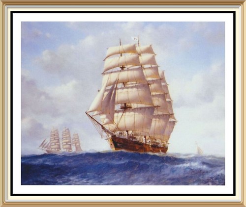Nautical maritime print - maritime,