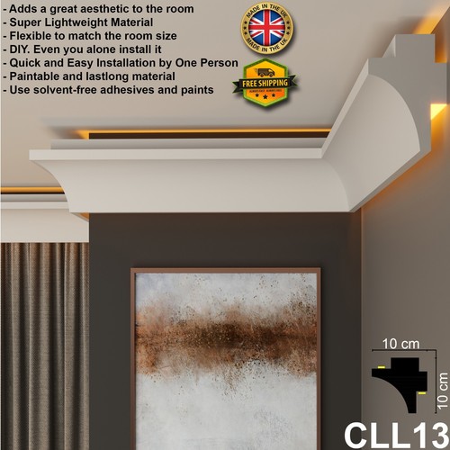 Cornice coving moulding - cornice, led
