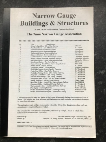 Narrow gauge buildings - narrow, &