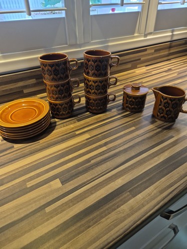 Hornsea pottery heirloom brown - heirloom,