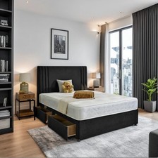 ORTHOPAEDIC DIVAN BED SET WITH