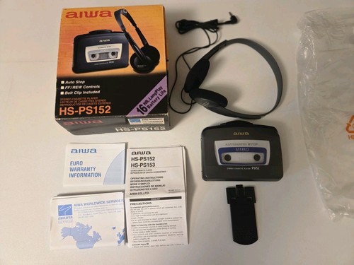 Vtg aiwa ps152 walkman - aiwa,