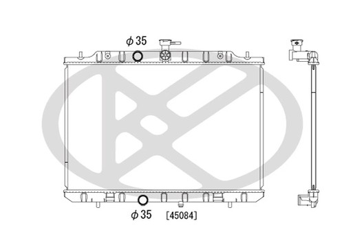Radiator engine cooling fits - engine,