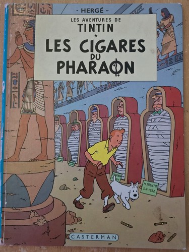Tintin les cigares pharaon - cigares, du