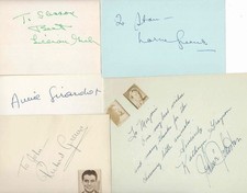 POT-POURRI of 5 film/TV star