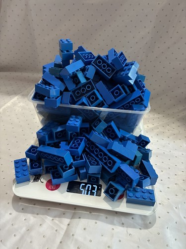 Lego blue bricks - bricks, 2x2
