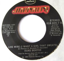 DUKE BOOTEE * 45 * Live Wire *