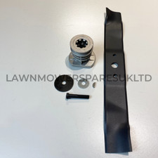 MOUNTFIELD SP185 (Screwfix) SELF PROPELLED LAWNMOWER BLADE & BOSS KIT 22.2mm