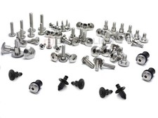 Stainless steel motorcycle fairing bolts TL1000S with shoulder & push rivets 