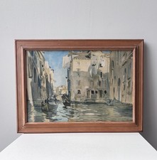 Vintage Venice Canal Print