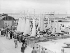 The Olympic Firefly dinghies